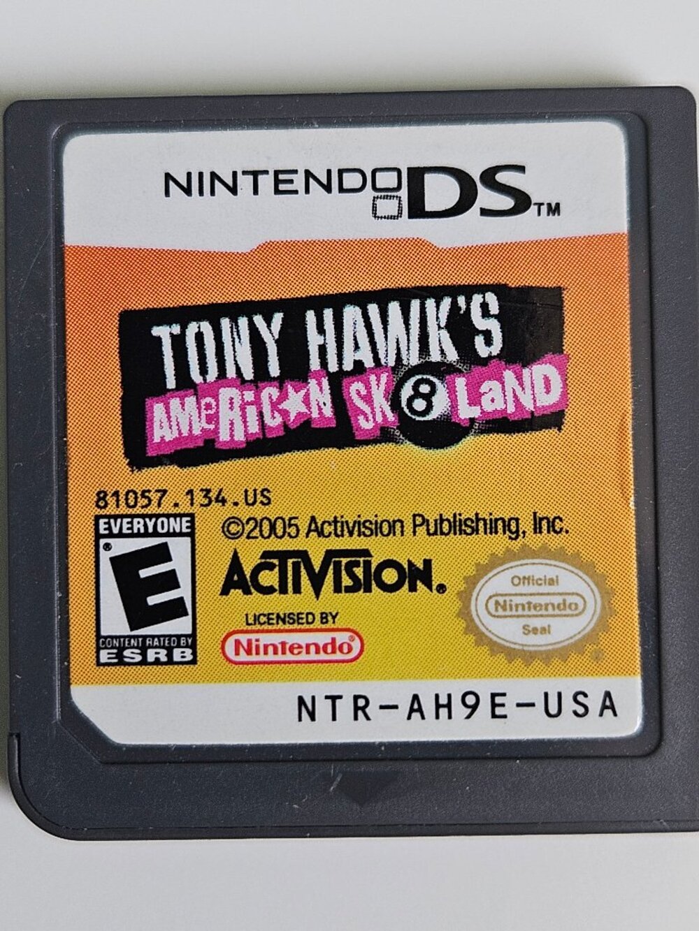 Tony Hawk's American Sk8land (Nintendo DS, 2005) Cartridge Only - Activision